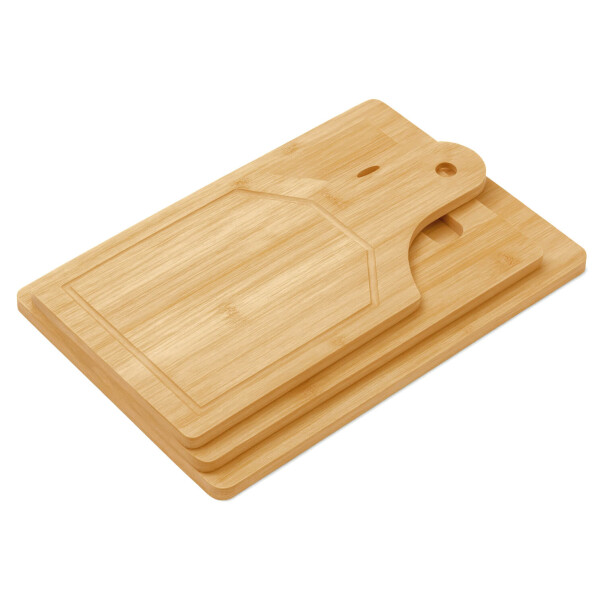 Set de 3 Tablas de Picar IMBACK IBK-HMJ053-MAD | Bambú Natural con Manija | Resistentes e Higiénicas Set de 3 Tablas de Picar IMBACK IBK-HMJ053-MAD | Bambú Natural con Manija | Resistentes e Higiénicas