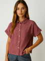 Camisa Solva Bordeaux Claro