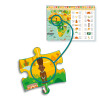 Puzzle observación 61x38 cm 200 Pcs + Libro Mapa Mundo