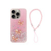Protector iPhone 15 Pro diseño mariposa en 3D color rosa Protector Iphone 15 Pro Diseño Mariposa En 3d Color Rosa