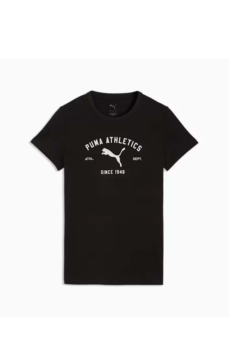 REMERA PUMA DAMA CLASS 691876 Negro