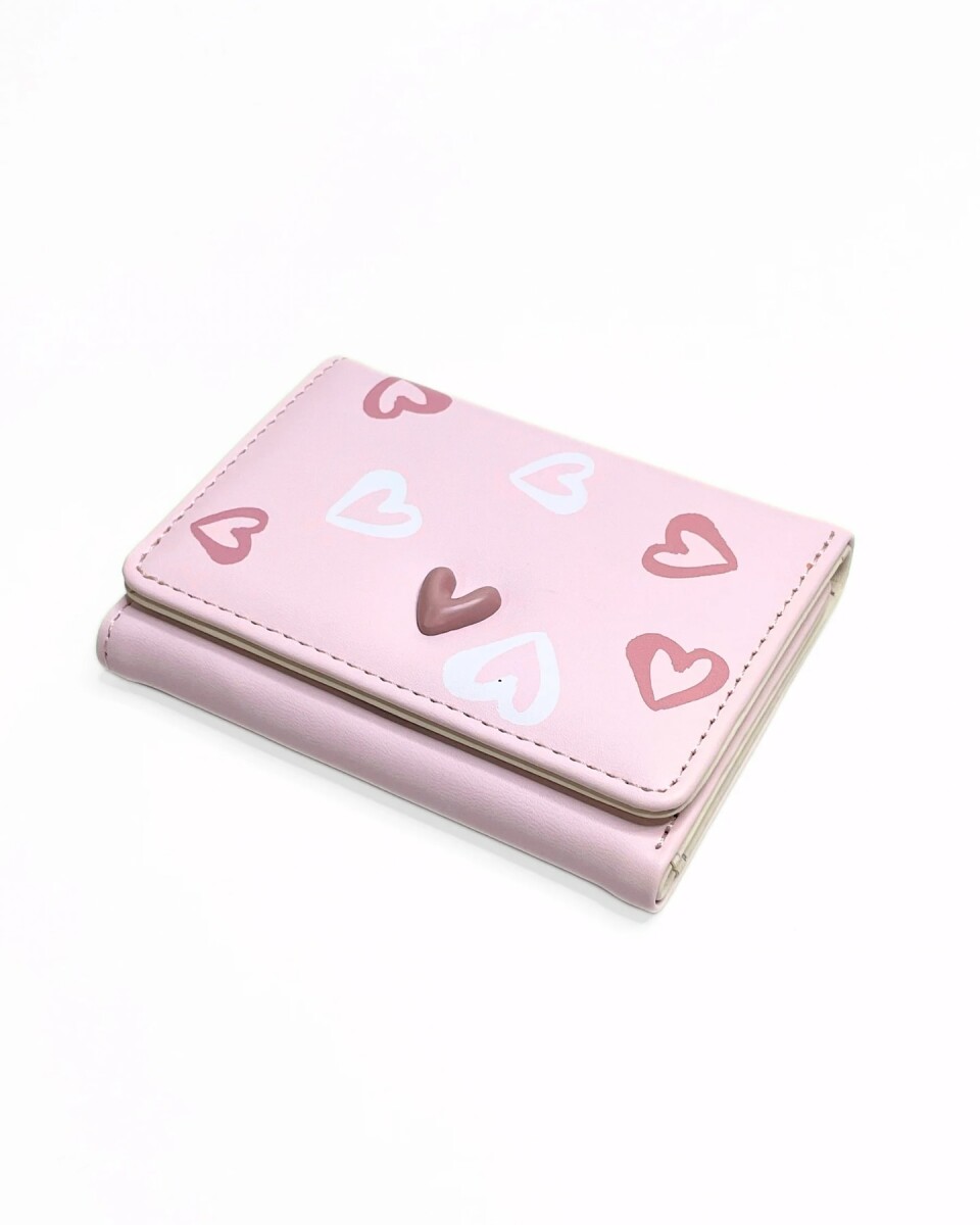 Billetera girly corazones - corazón 