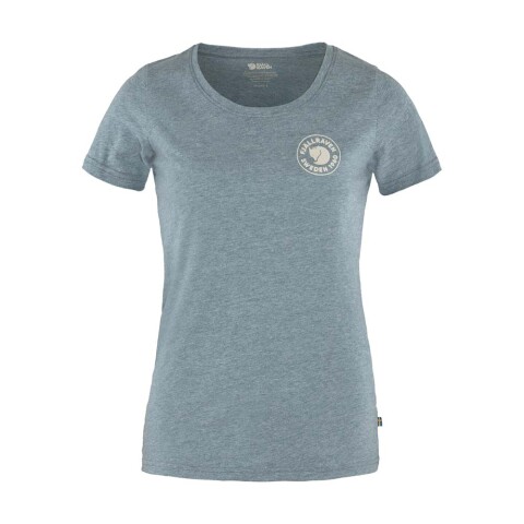 Polo Fjallraven 1960 Logo T-shirt W Mujer Indigo Blue-Melange