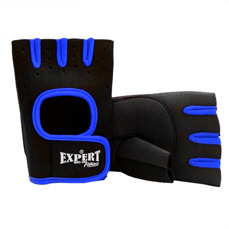Guantes De Neopreno Mancuerna Barra Pesas Gym Fitness Azul