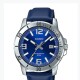 Reloj CASIO correa de cuero azul Reloj CASIO correa de cuero azul