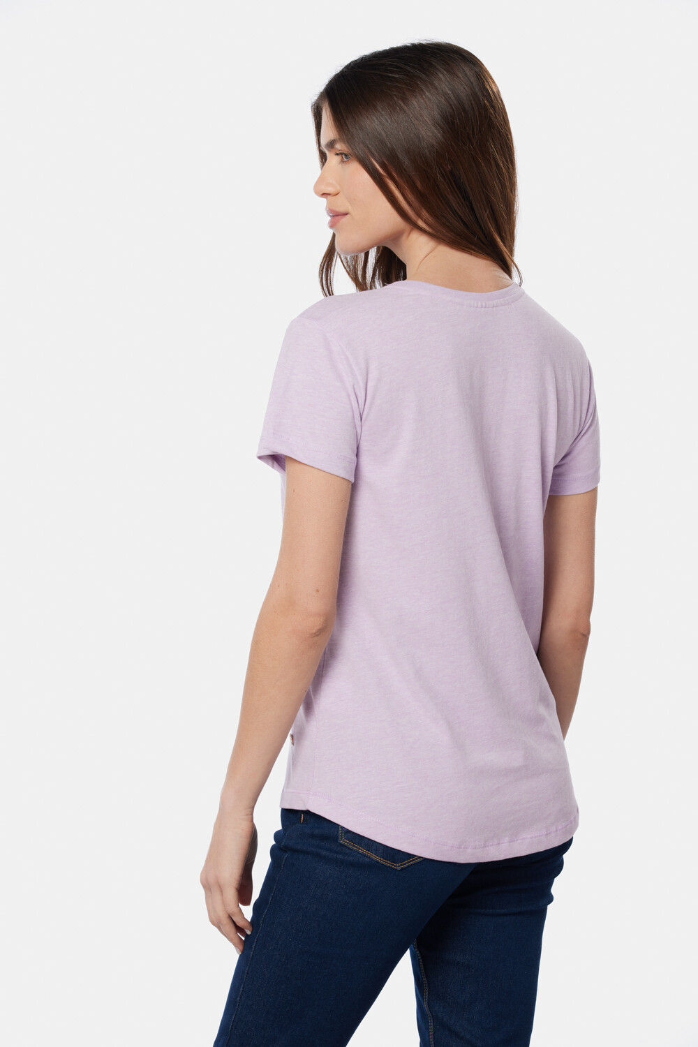 REMERA BÁSICA DE ALGODÓN Lila