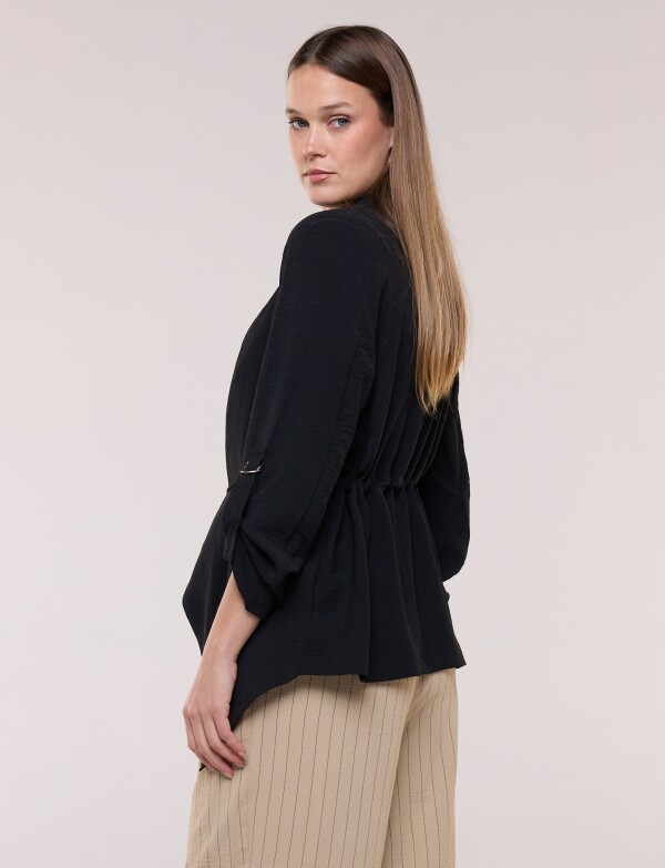 Chaqueta Cintura Ajustable NEGRO