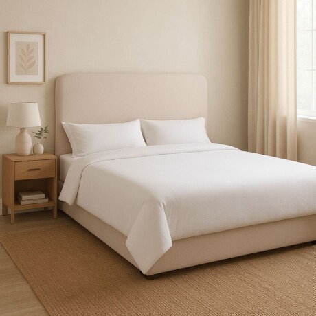 RESPALDO DE PARED BIRONI BEIGE - SUPER KING