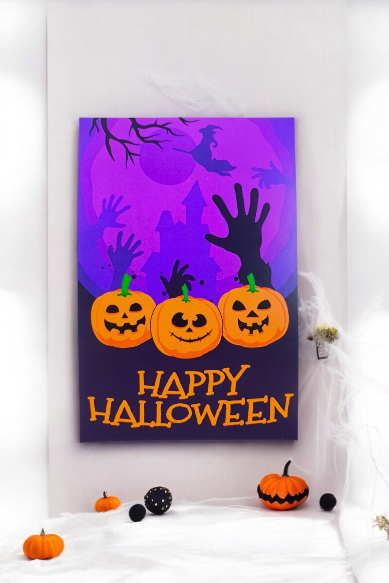 Tarjeta halloween 10x15 - DISEÑO 2 