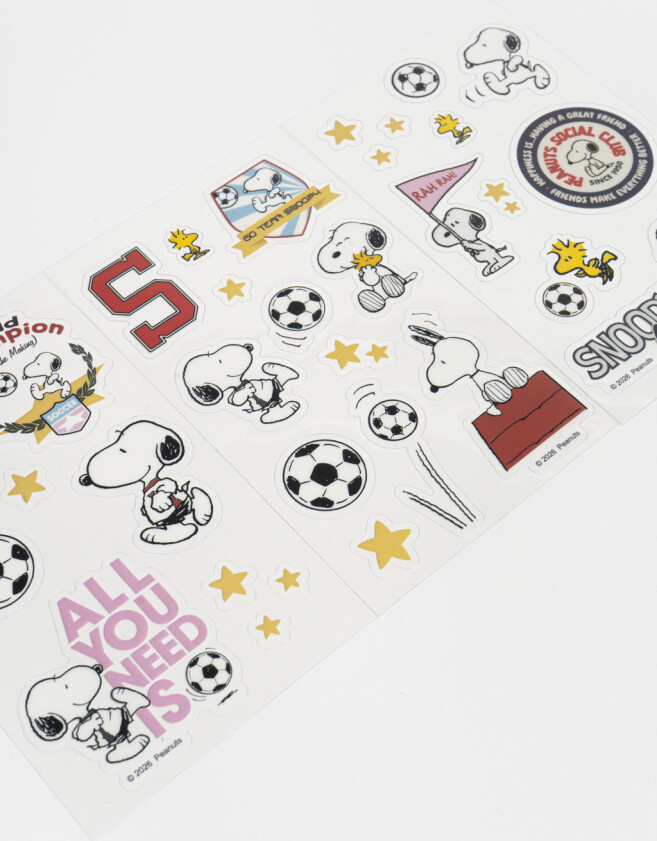 Stickers y Album Stickers Set De Stickers Snoopy Mundial - Combinacion Multicolor