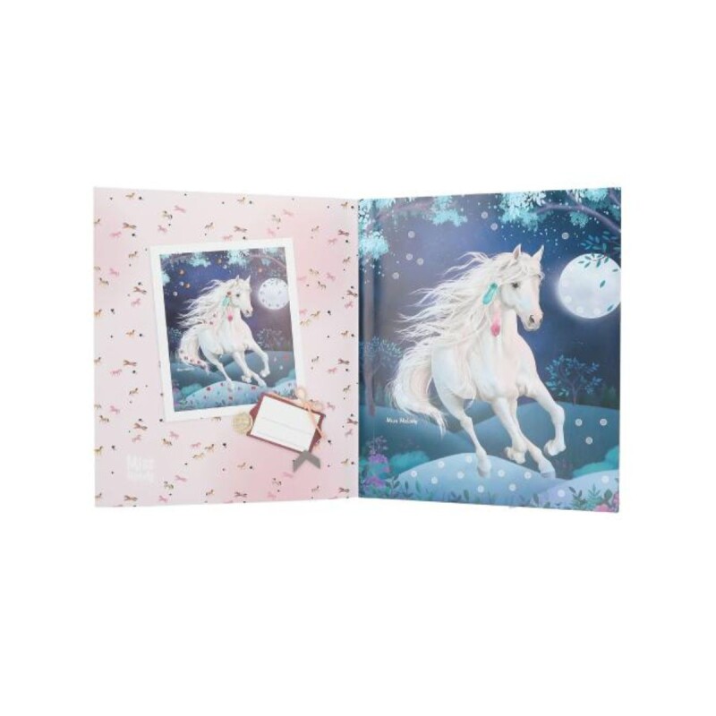 Libro con stickers gemas para crear Miss Melody Libro con stickers gemas para crear Miss Melody