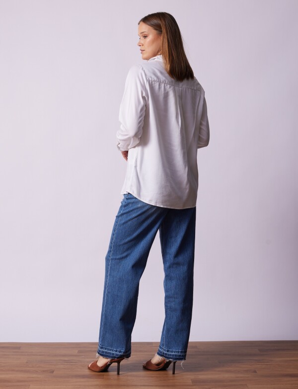 Camisa Bolsillos BLANCO