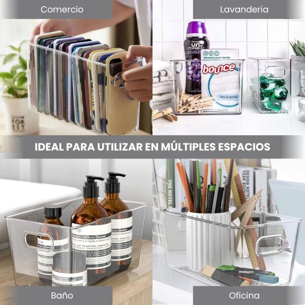 Juego De 6 Recipientes Contenedores Organizador Maquillaje Cocina Heladera Baño Utensilios Multiuso Imback Juego De 6 Recipientes Contenedores Organizador Maquillaje Cocina Heladera Baño Utensilios Multiuso Imback