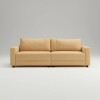 SOFA 4 CUERPOS - TAPIZADO EN TELA BEIGE SOFA 4 CUERPOS - TAPIZADO EN TELA BEIGE