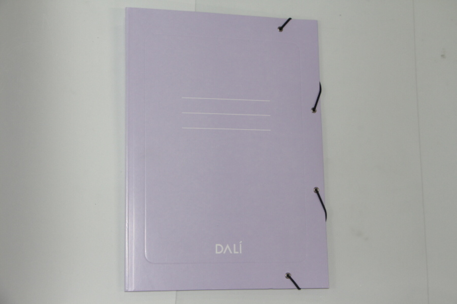 CARPETA DALI CON ELASTICO TAMAÑO OFICIO COLORES PASTELES - COLOR LILA 
