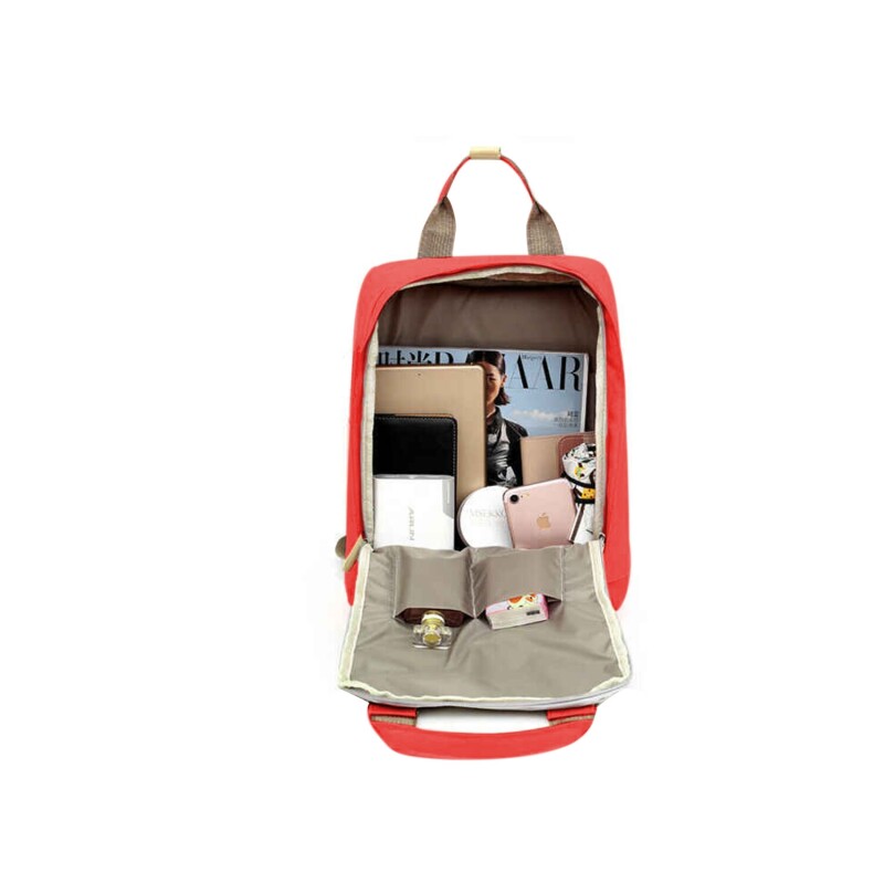 Mochila Lumax Fashion Para Notebook Uso Diario Diseño Moderno Cómoda Y Funcional Rojo