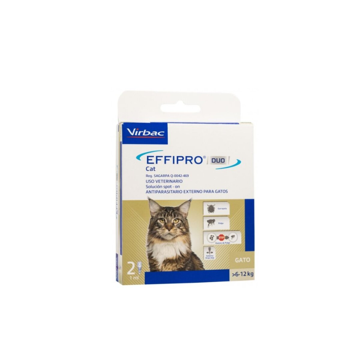 Effipro Dúo Gato 6-12 kg Und. 