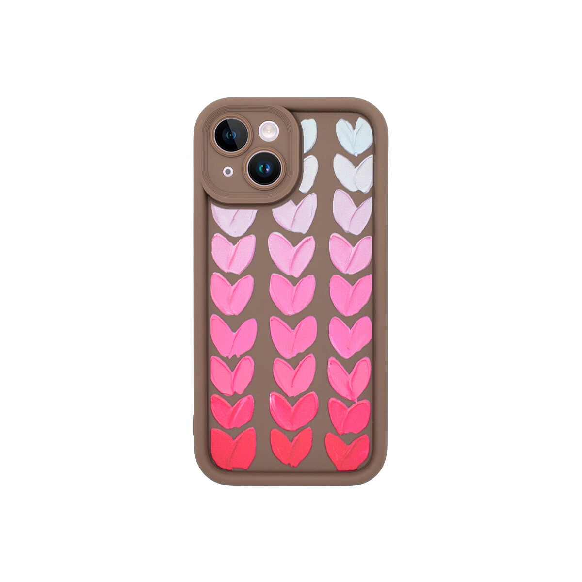 Protector para iPhone 15 diseño corazón acuarela 