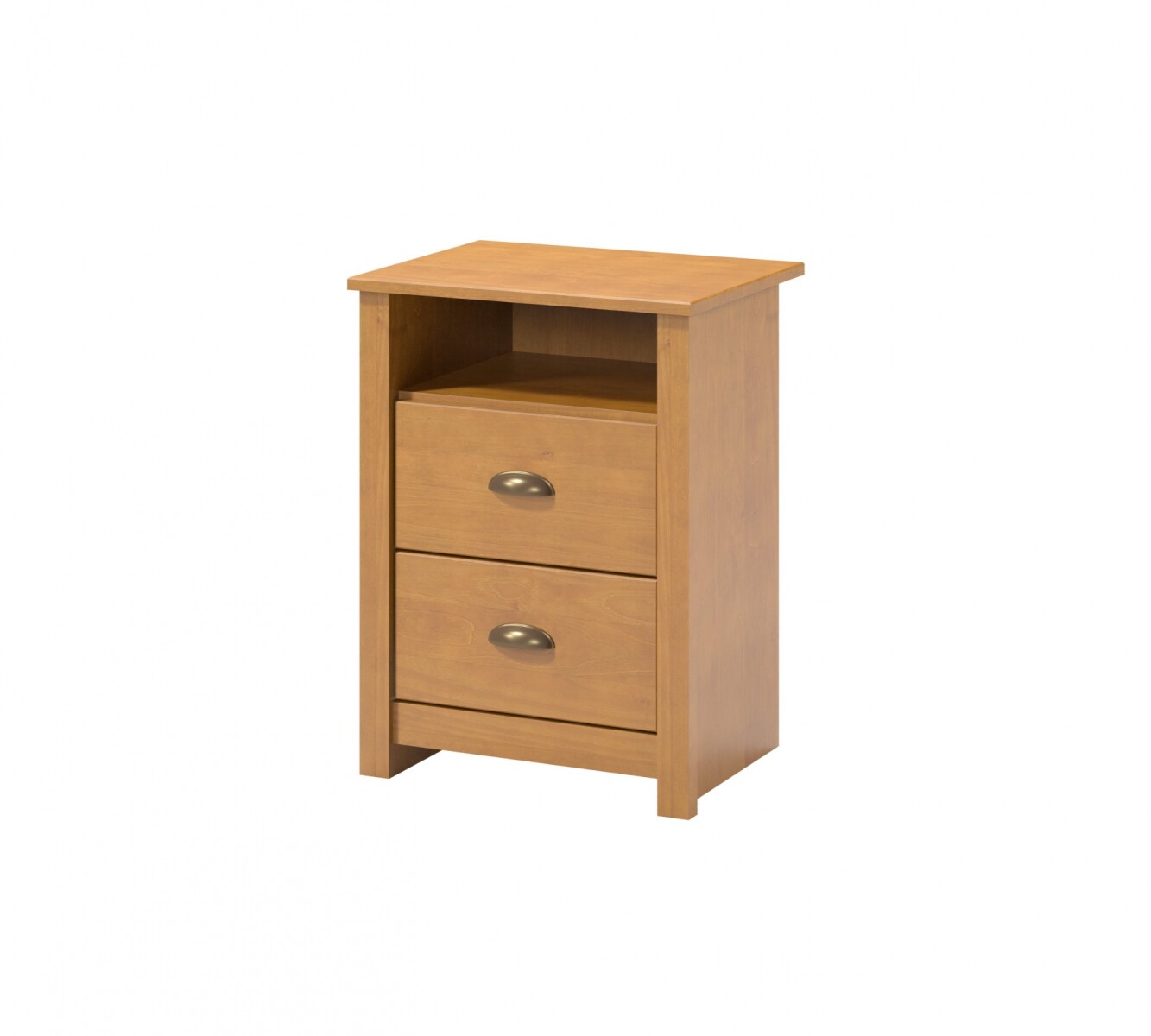 Mesa de Luz - Madera maciza - Linea Colonial - Marrón 