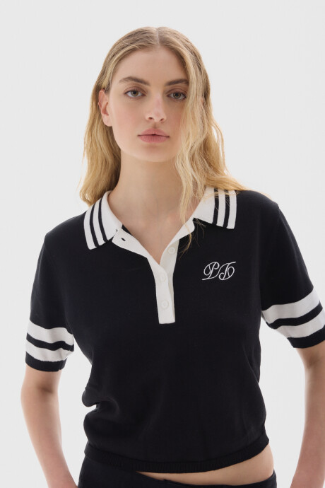 T-shirt Polo Ker Black