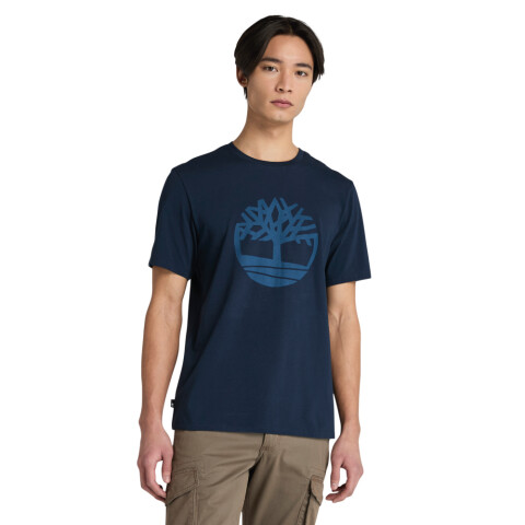 Polo US Tree Logo Short Sleeve Tee Hombre Dark Sapphire-Dark Denim