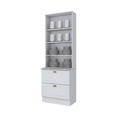 ARMARIO DE COCINA 72 CM MDF BLANCO AMERICANA