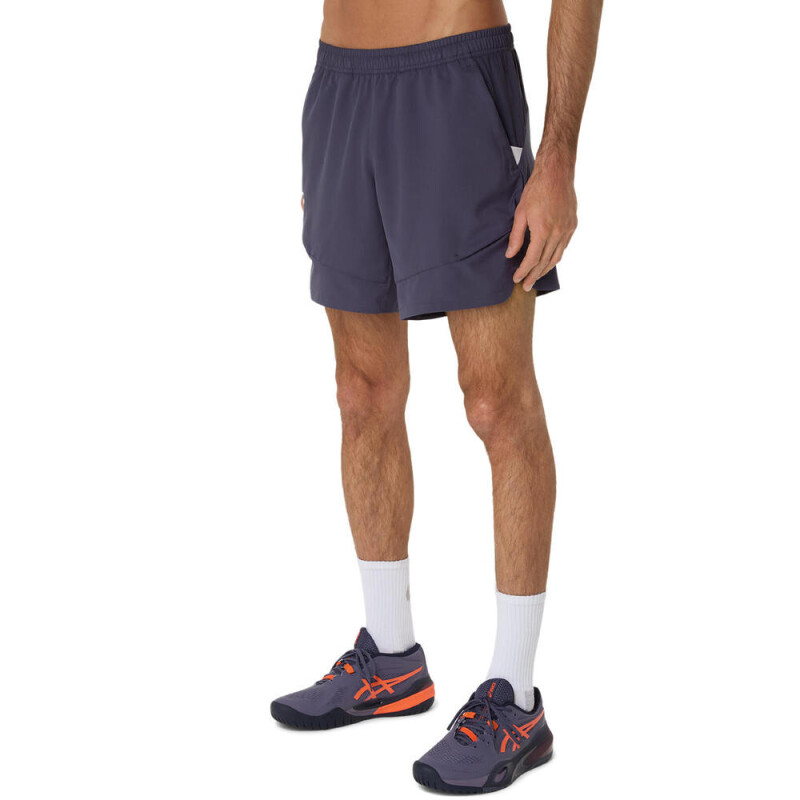 Short Tenis Match 7In Hombre Indigo Fog