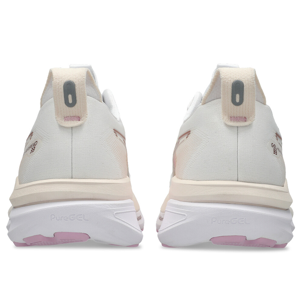 Gel-Kayano 33 White/hazy Lilac