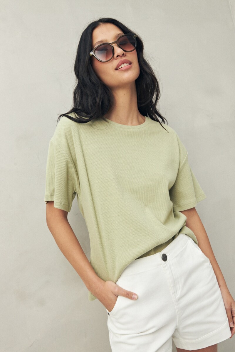 REMERA BASILE Verde Oliva