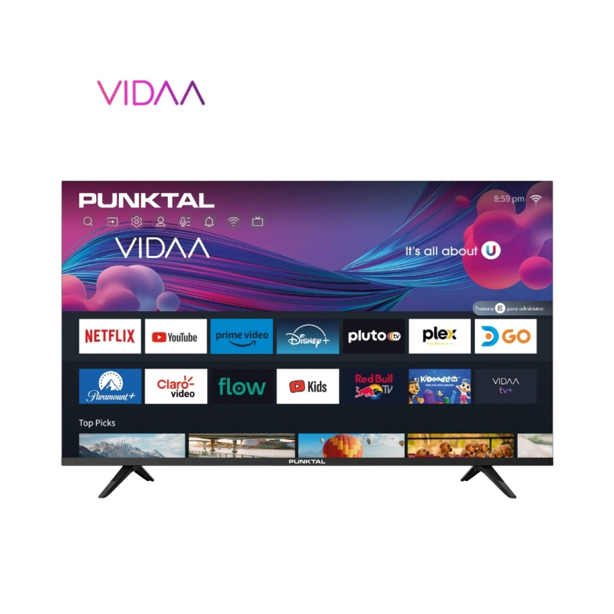 TELEVISORES (PUNKTAL TELEVISOR 43" VIDA) 