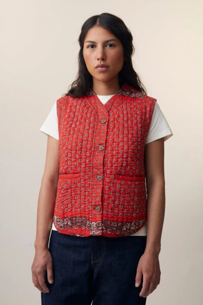 GILET PAULA N742 Rojo