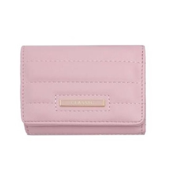 Billetera broche rosa