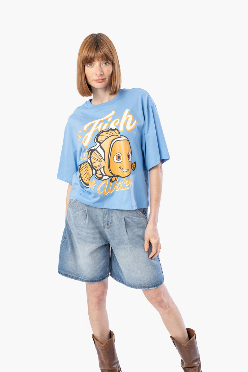 REMERA NEMO - AZUL PIEDRA 