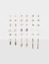 Aros Sets De metal Set De Aros De Metal Plateado - Plateado
