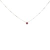 Conjunto solitario Rubí - Plata 925 - Piedra Rubí - CJ3017 Conpiedra