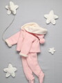 Pelele tejido bebe color rosa Pelele tejido bebe color rosa