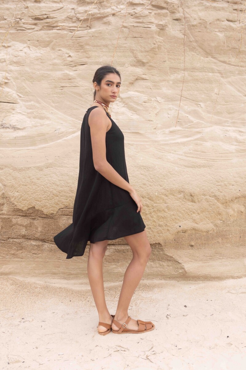 Vestido Folk Negro