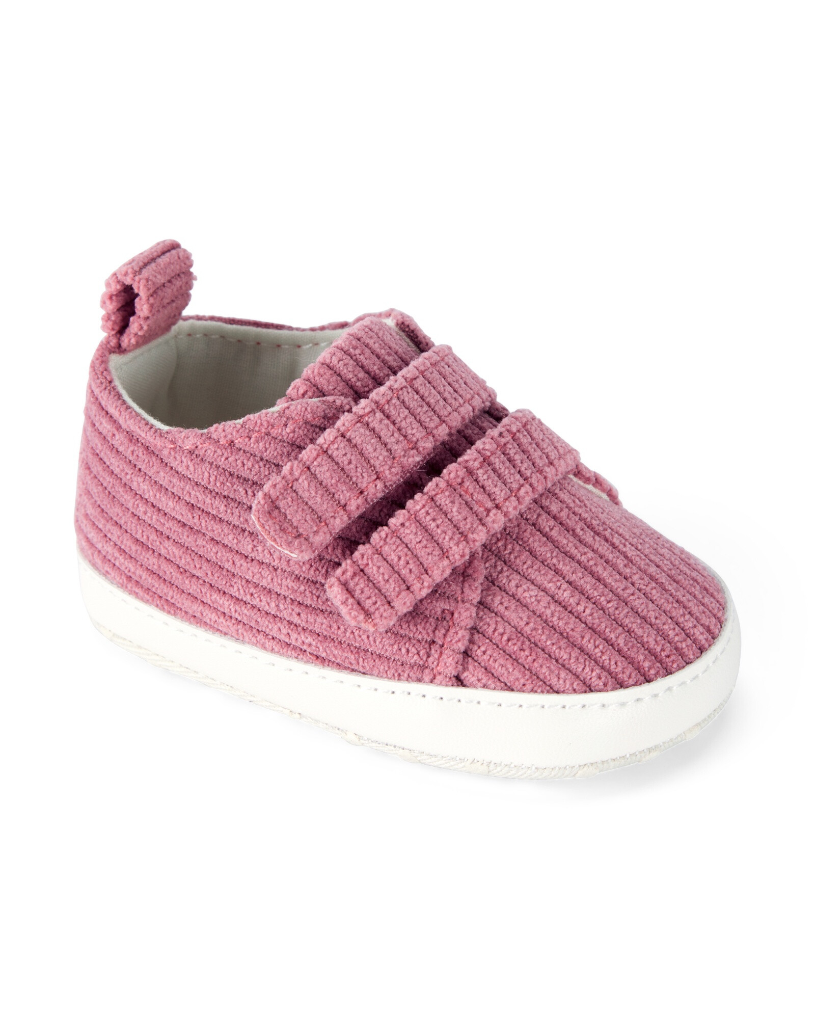 Zapatillas de pana, con velcro Sin color