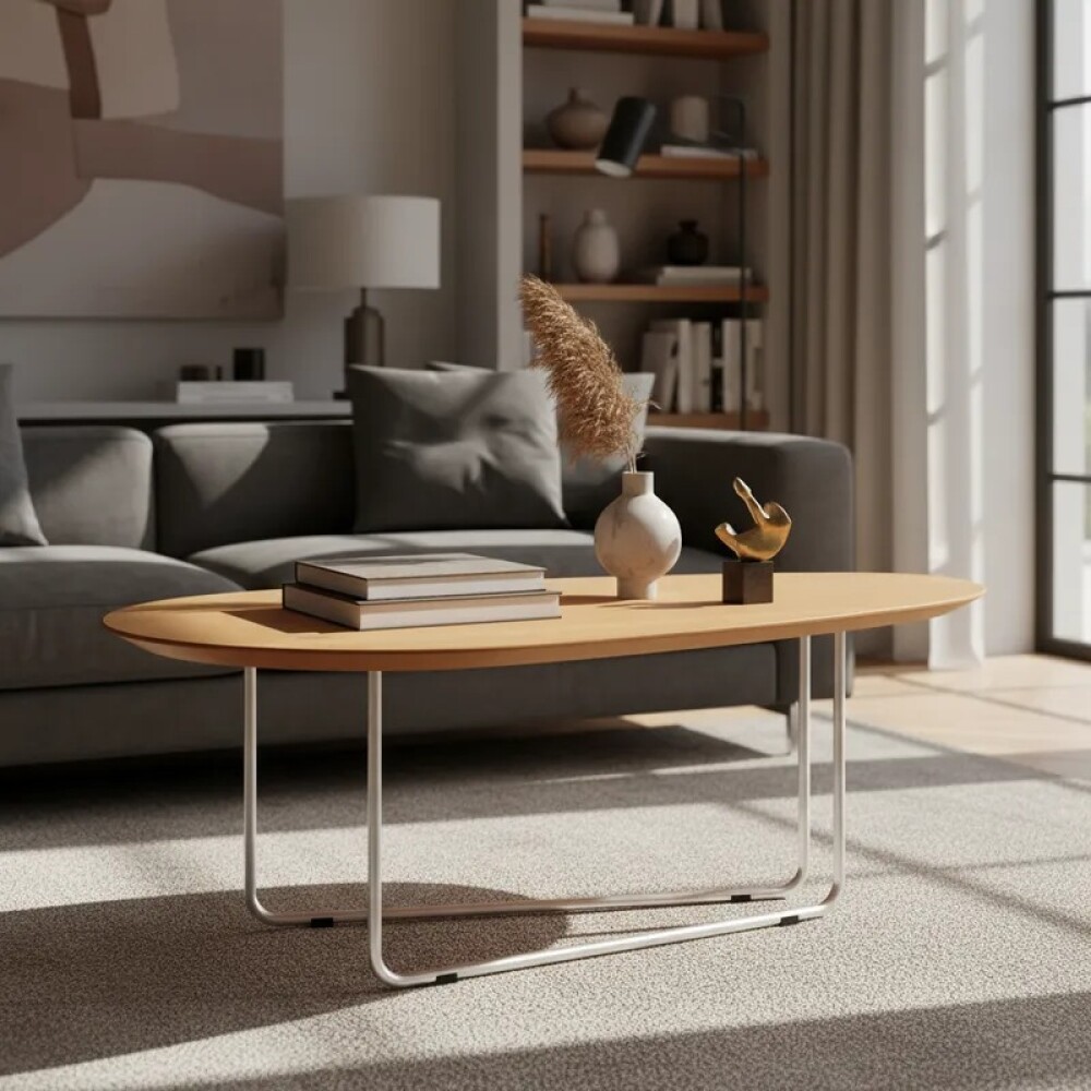 Mesa de centro - Side Organic small - Linea Manhattan Natural