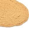 ALFOMBRA COCO OVAL NATURAL 60X90CM Unica