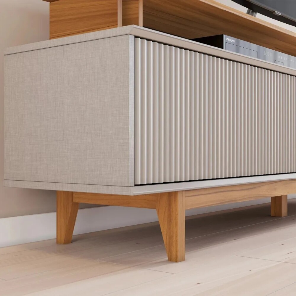 RACK APARADOR PARA TV - PUERTAS CORREDIZAS - 75 PULGADAS RACK APARADOR PARA TV - PUERTAS CORREDIZAS - 75 PULGADAS