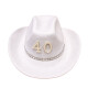 Sombrero Cowboy N°40 BLANCO