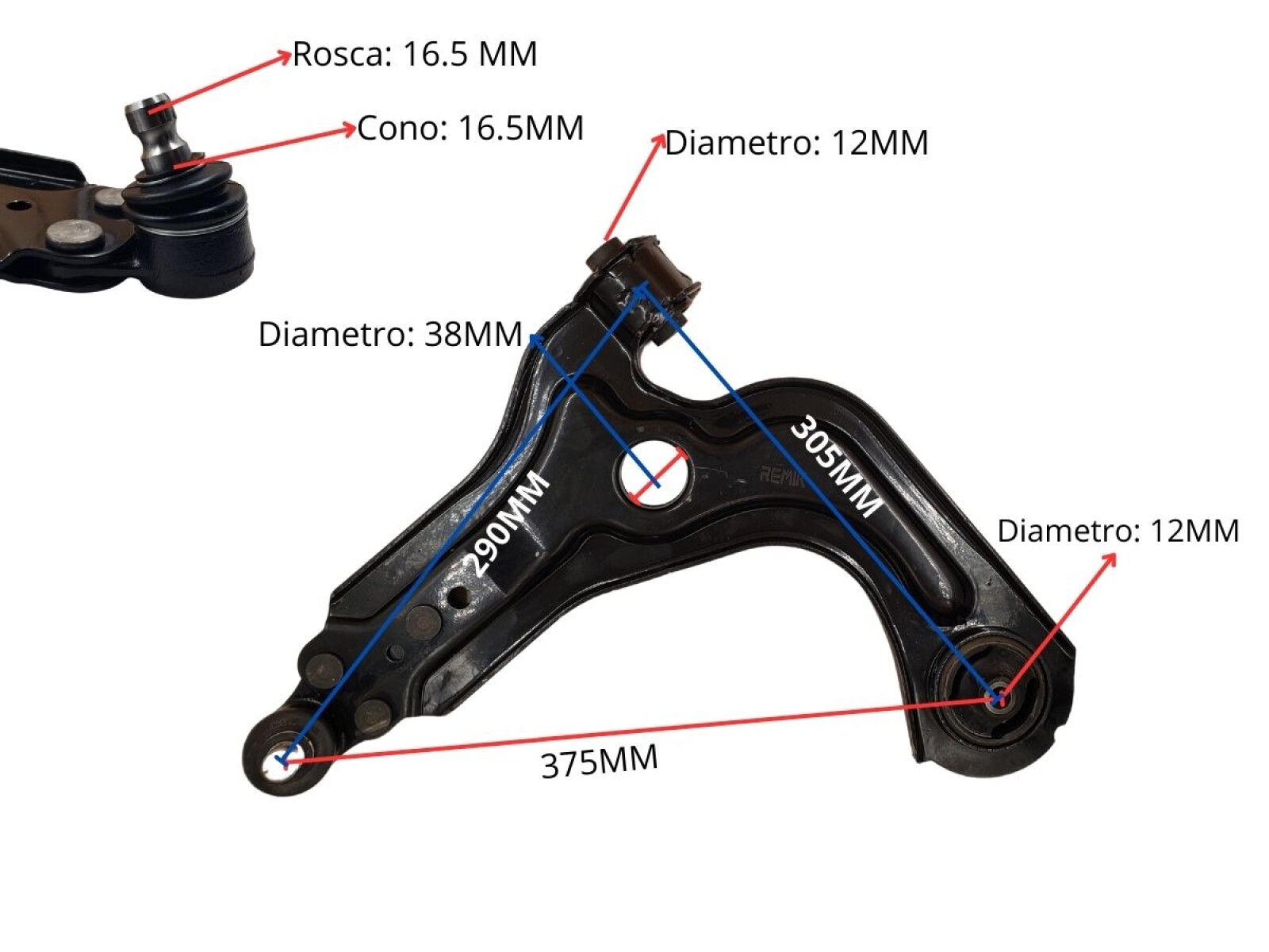 Parilla De Suspension Delantera Ford Fiesta 95-25 Izq 