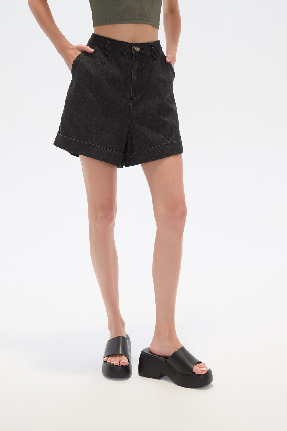 Short Christa Gris Medio