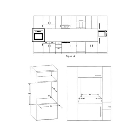 HORNO D/EMPOTRAR JAMES ELECTRICA BLANCO HEE