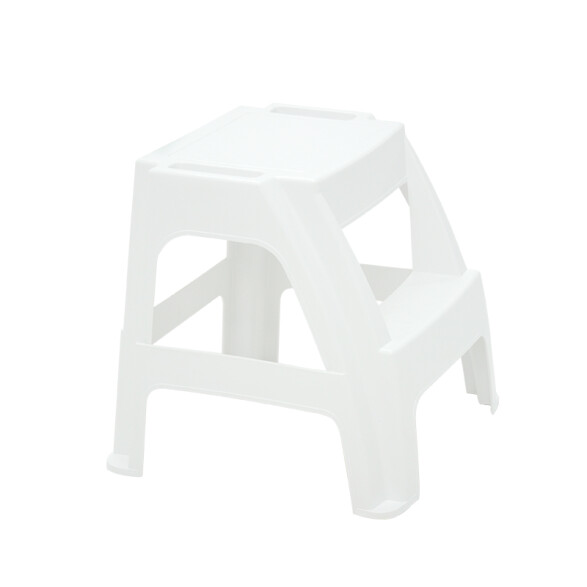 Banqueta escalera en ppl blanco "PAIVA" -TRAMONTINA TD0031