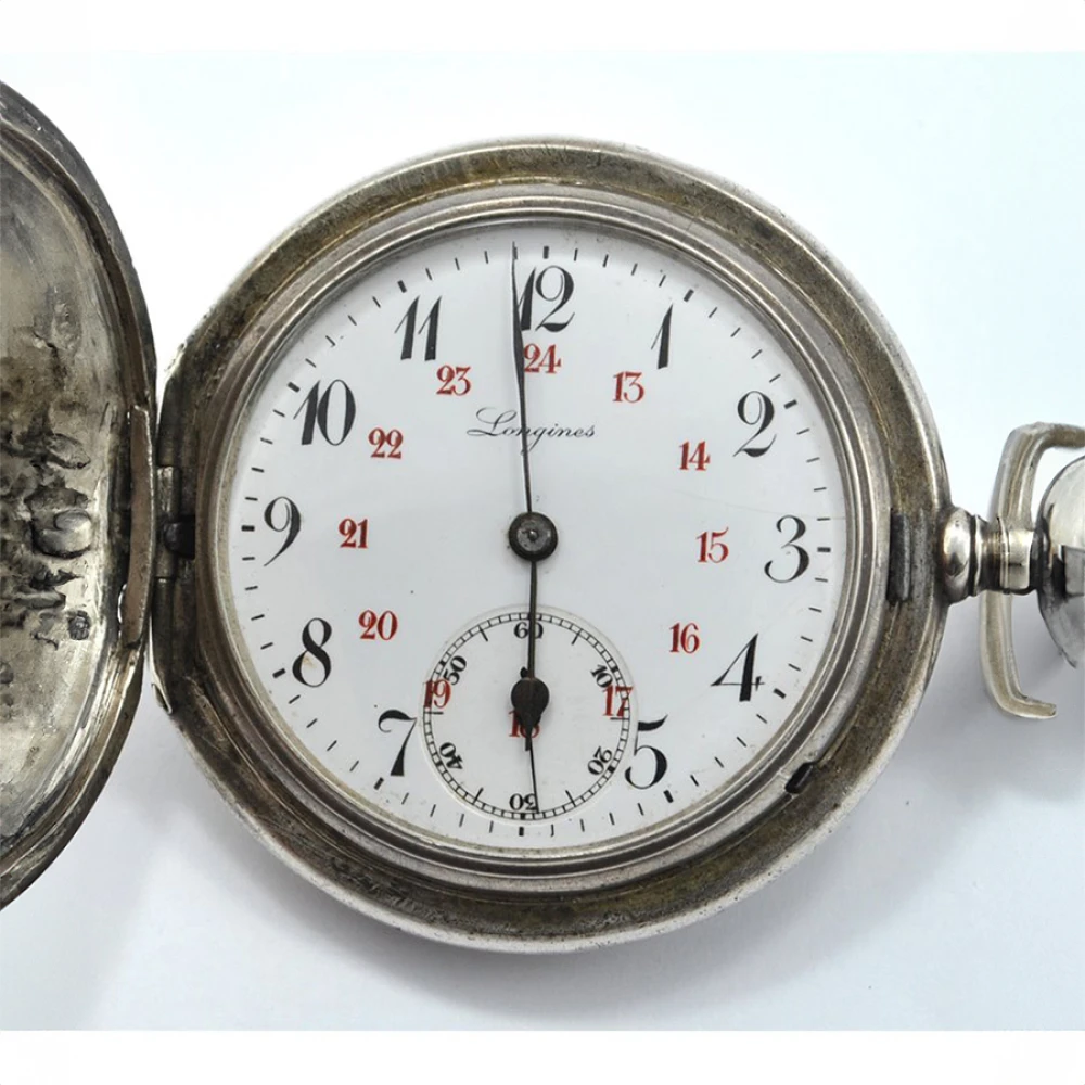 Reloj Longines De Bolsillo 2334457 De Plata Reloj Longines De Bolsillo 2334457 De Plata