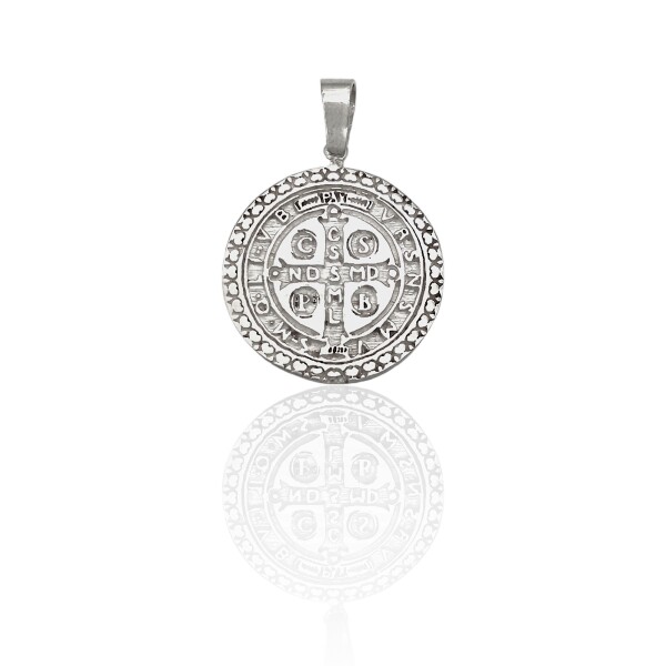 Dije San Benito-Plata 925-Sin Piedra-CP3130 Sinpiedra