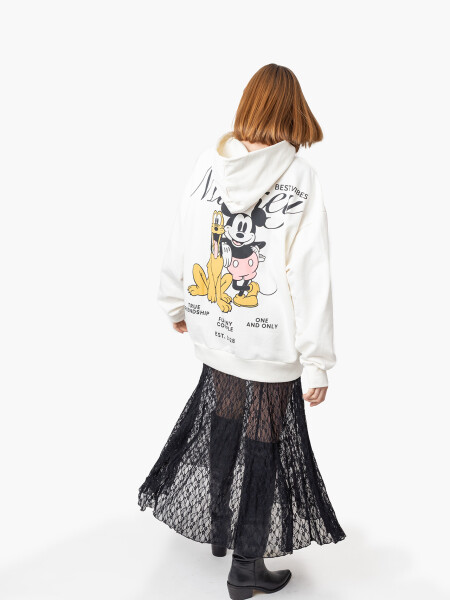 CANGURO HOODIE FUNNY COUPLE OFF WHITE