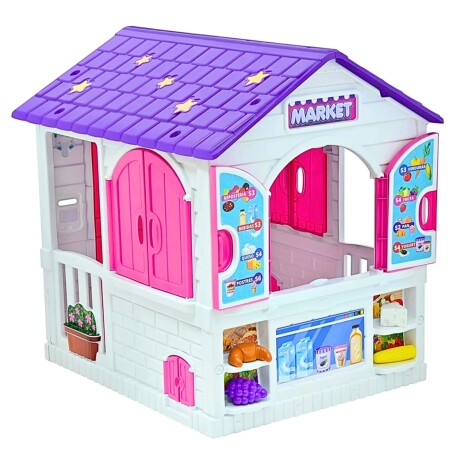 Casa Infantil de Jardin y Mercado Prinsel 4081 2 en 1 001